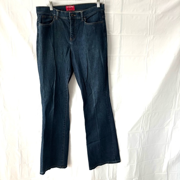 NWOT Chaps Denim Katelyn Bootcut Dark Wash Jeans SZ 10 - Picture 10 of 10